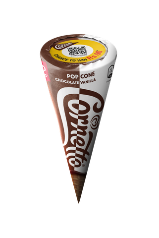 Wall's Cornetto Pop Cone Chocolate Vanilla 95ml