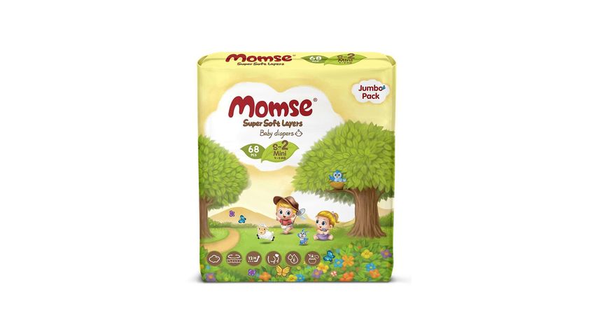Momse Diapers Small 68 Pieces