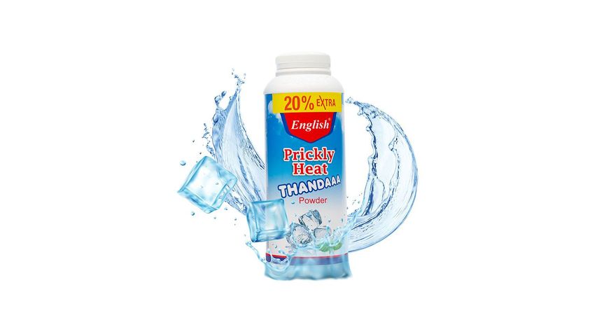 English Prickly Heat Powder Medium 1 Packet