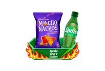 Sprite Bottle 350ml + Machos Nachos Tortilla Sweet Thai Chips Rs. 80