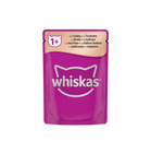 Whiskas 1+ poultry feast in jelly with turkey 85G
