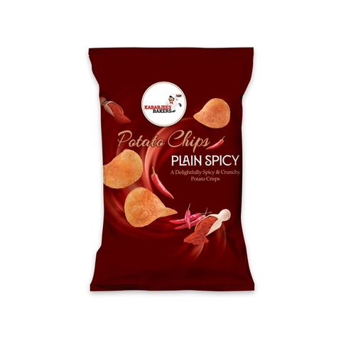 Kababjees Chips Plain Spicy 100g