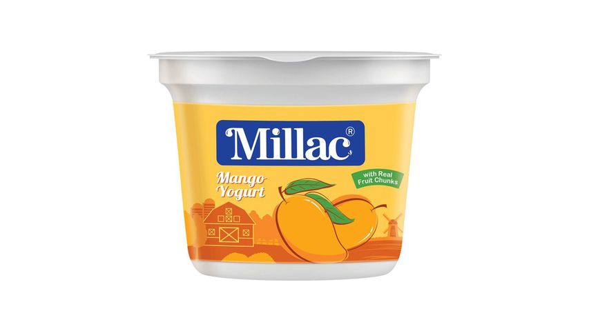 Millac Mango Yogurt 250 gms Cup