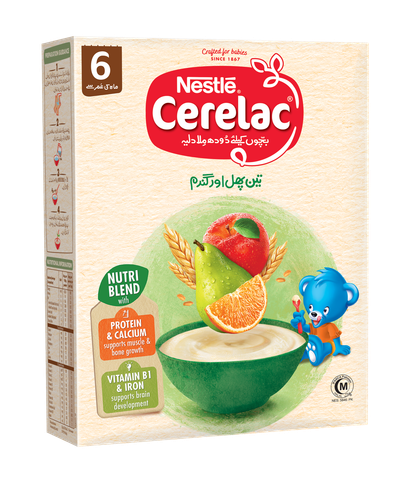 Cerelac 3 Fruits & Wheat Baby Food 350g
