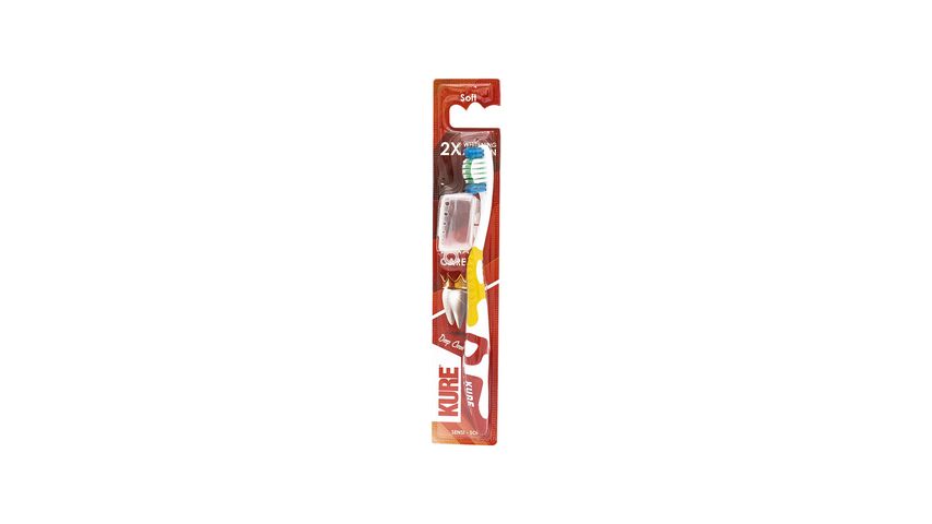KURE Toothbrush 2x Whitening Action Soft