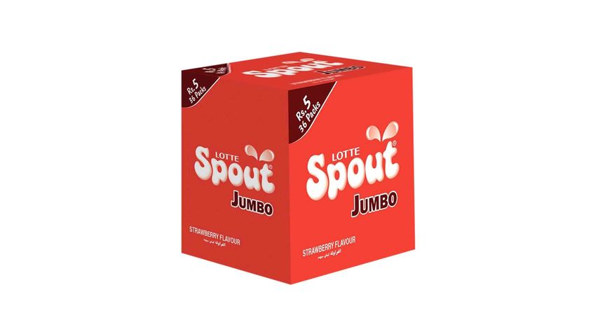 Kolson Lotte Spout Strawberry Jumbo (Rs 5) 1 Box