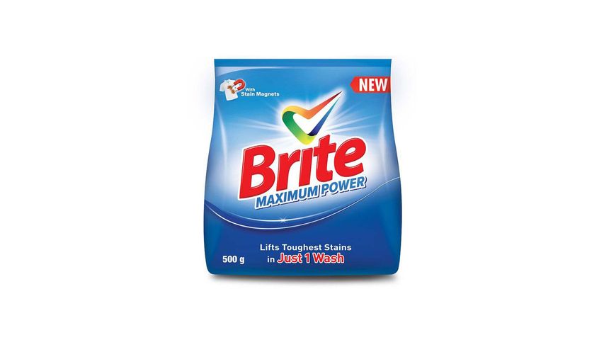 Brite Maximum Power Washing Powder 500g