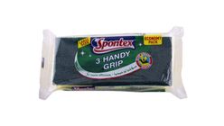 Spontex Scouring Sponge Handy Grip 3 Pieces