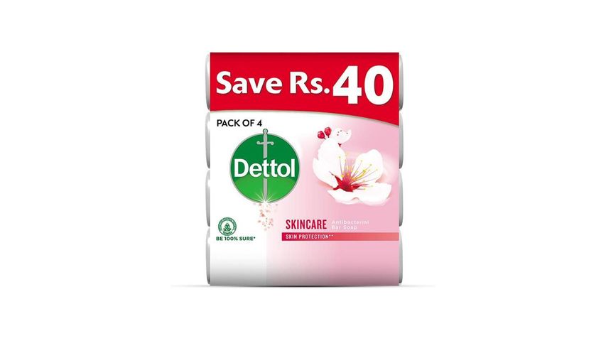 Dettol Soap Skincare 110g - Pack of 4