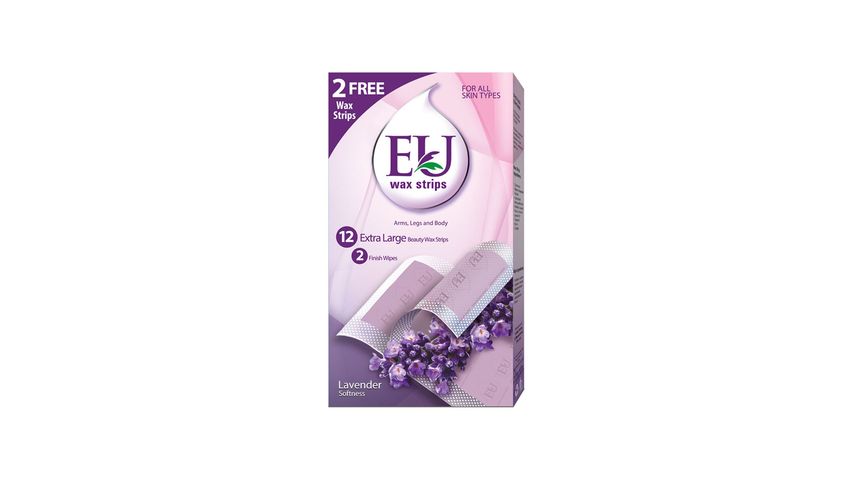 Eu Body Wax Strips 10S Lavender