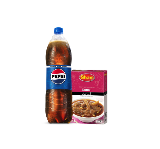 Pepsi PET 1.5l + Shan Korma Masala 50g