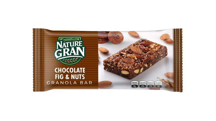 Nature Gran Chocolate Fig & Nuts Granola Bar 45g