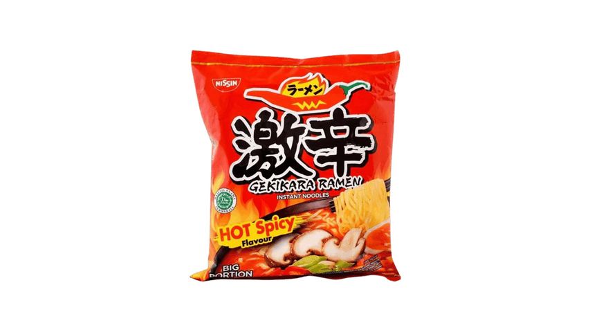 Nissin Ramen Hot spicy Noodles 109g (00001)
