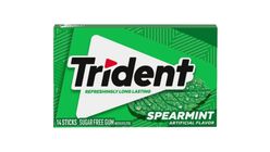 Trident Gum 14 Sticks Spearmint 14 Pieces
