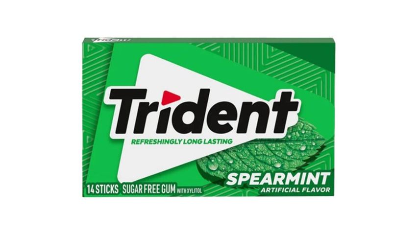 Trident Gum 14 Sticks Spearmint 14 Pieces