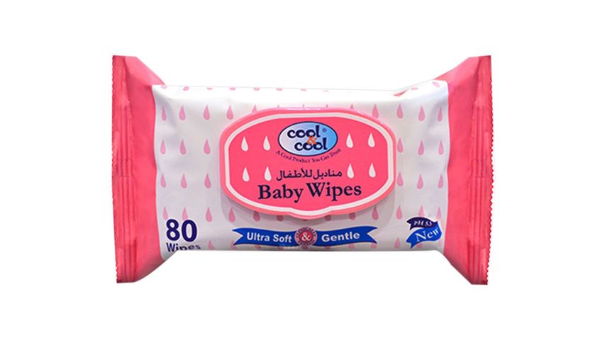 Cool & Cool Baby Ultra Soft Small Wipes 80 Pieces