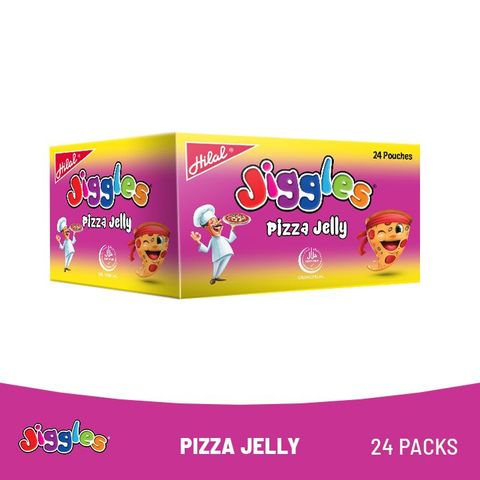 Hilal Jiggles Pizza Jelly 24 Pieces