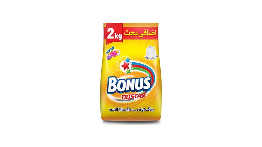 Bonus Tristar Detergent Washing Powder 2000g