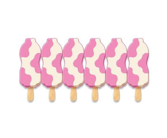 Wall's Moo Strawberry & Vanilla 55ml (Pack of 6)