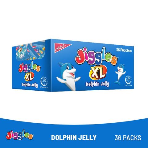 Hilal Jiggles Dolphin XI Jelly (36 Pieces)