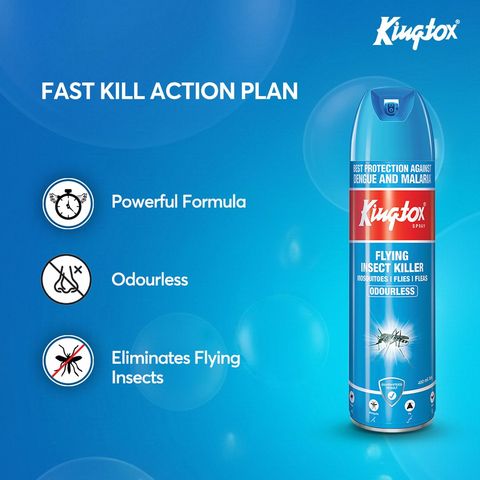 Kingtox Flying Insect Killer Spray Odorless 400ml