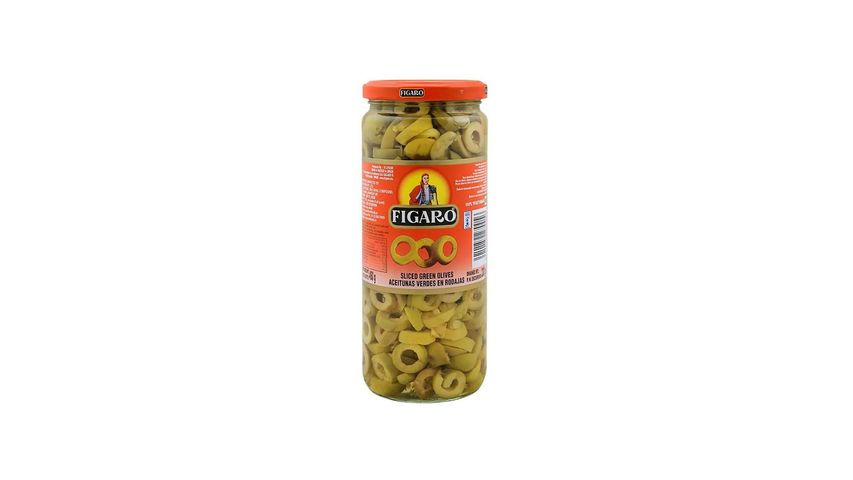 Figaro Olives Green Slice 240g