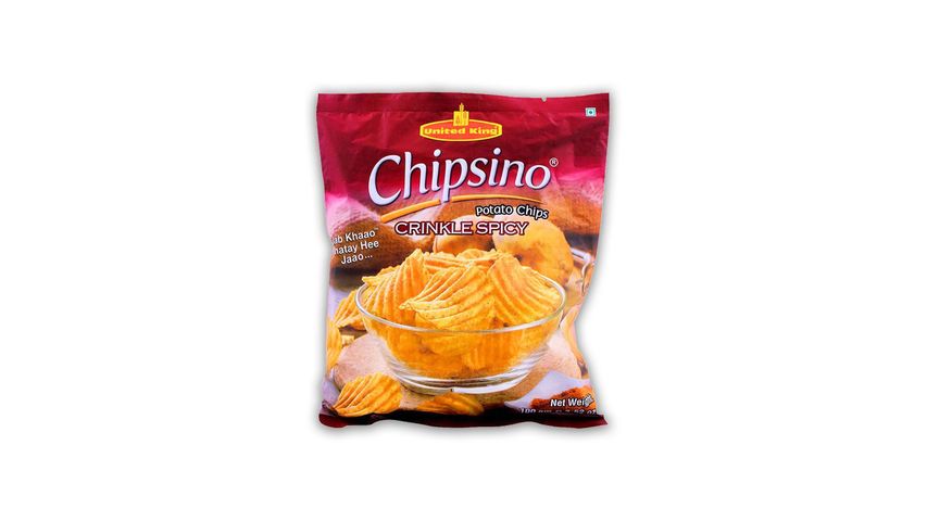 United King Chips Crinkle 65Gm Spicy
