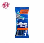 Gillette Blue 2+ Shaving Disposable Razor Bag of 3 Pieces