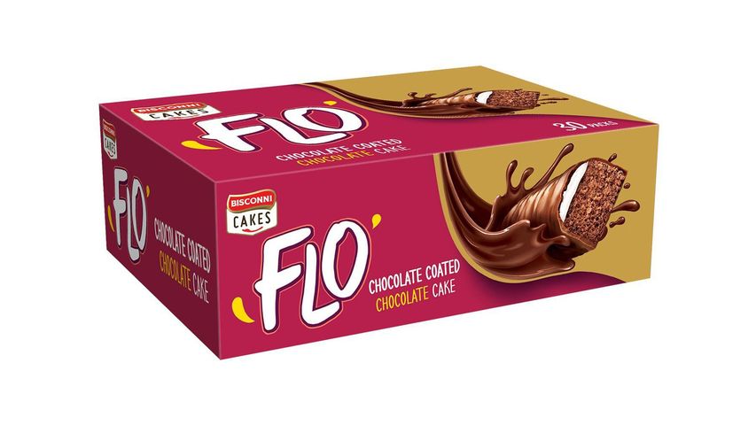 Bisconni Flo Chocolate Cake Ticky Pack 30 Pieces