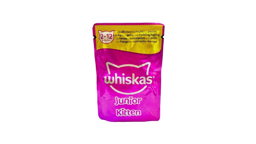 Whiskas Kitten Chicken In Jelly Cat Food 85g