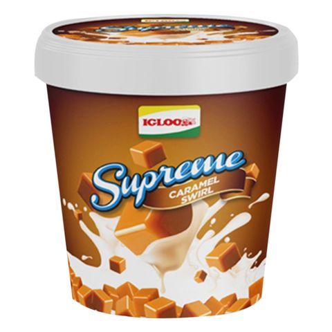 Igloo Supreme Caramel Swirl 850ml