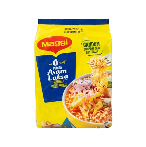 Maggi 2-Minute Instant Noodles Asam Laksa Flavor (78g)