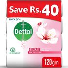 Dettol Soap Skincare 120g - Pack of 4