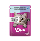 Whiskas duo ocean delights in jelly with whitefish&tuna 85G