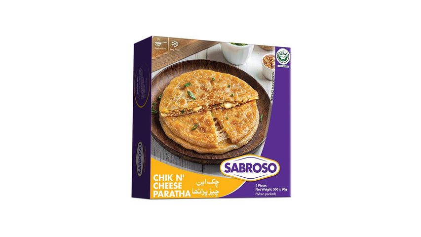 Sabroso Chik N' Cheese Paratha 560g
