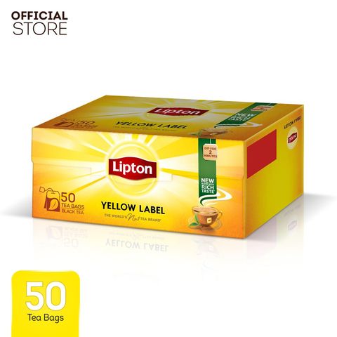 Lipton Yellow Label Black Tea Bag (50 Pieces) 100g