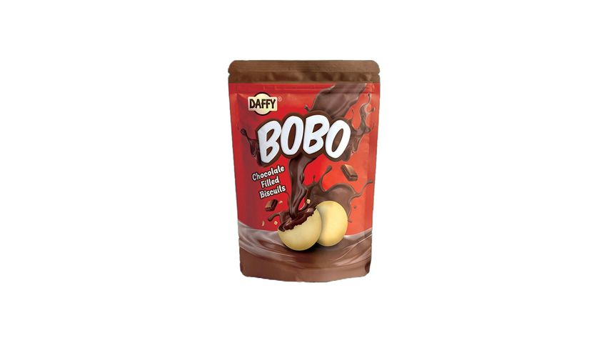 Daffy BOBO Chocolate Filled Biscuit Standing Pouch (Rs. 70)