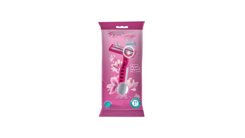 Femina Silk Grip Twin Blade Razor 1 Piece