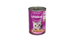Whiskas Cat Food Salmon Jelly Tin 390g