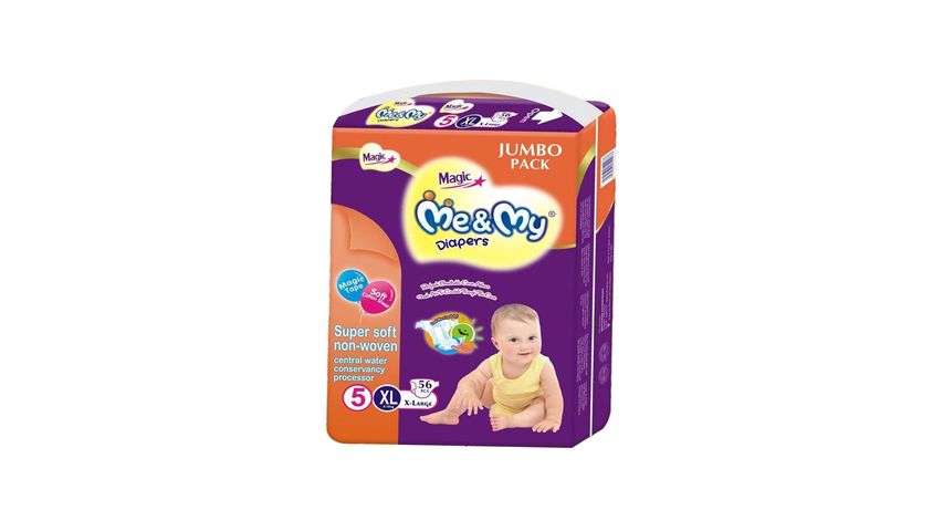 Susu Me&My Magic Diapers Plus Extra Large 56Pcs