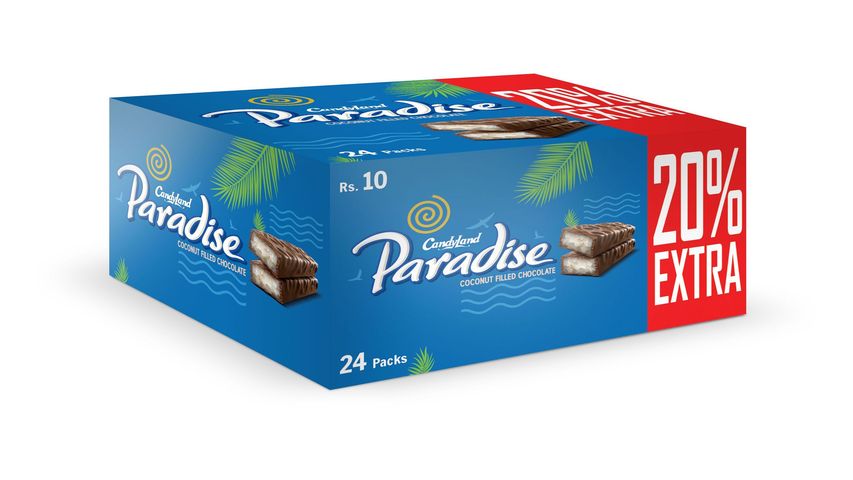 Candyland Paradise Coconut Filled Chocolate (Rs 240) Box 24 Pieces
