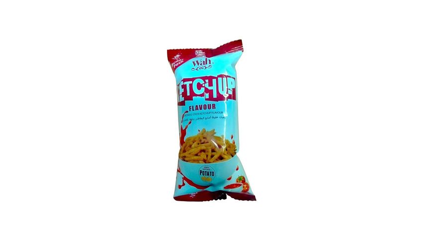 Food Valley Wah Potato Sticks Ketchup 45g