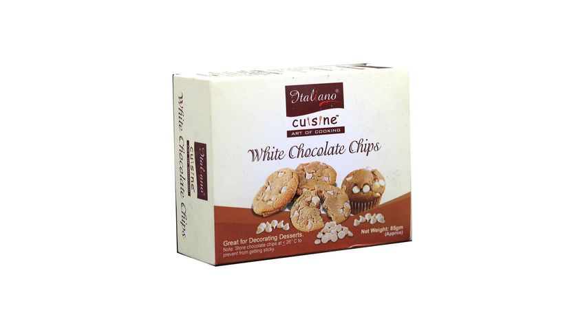 Italiano White Chocolate Chips 85g