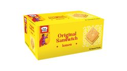Peek Freans Original Lemon Sandwich Biscuits Snack Pack
