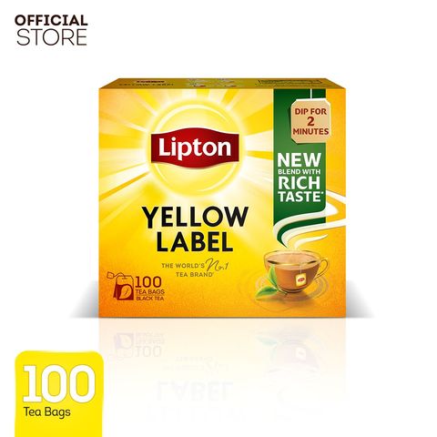 Lipton Yellow Label Black Tea Bag (100 Pieces) 200g