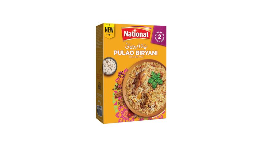National Pulao Biryani Recipe Mix Masala 100g