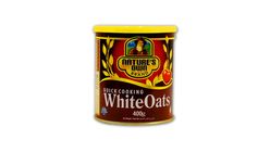 NATURES BASKET WHITE OATS TIN 400GM