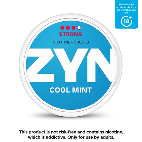 ZYN Cool Mint 11mg (3 Dot) Strong Nicotine Pouches 1 Can
