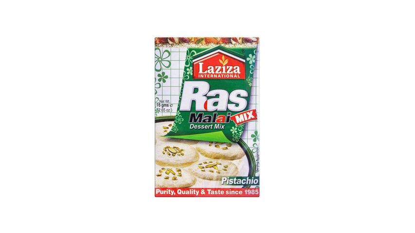 Laziza Ras Malai Dessert Pistachio 75Gm