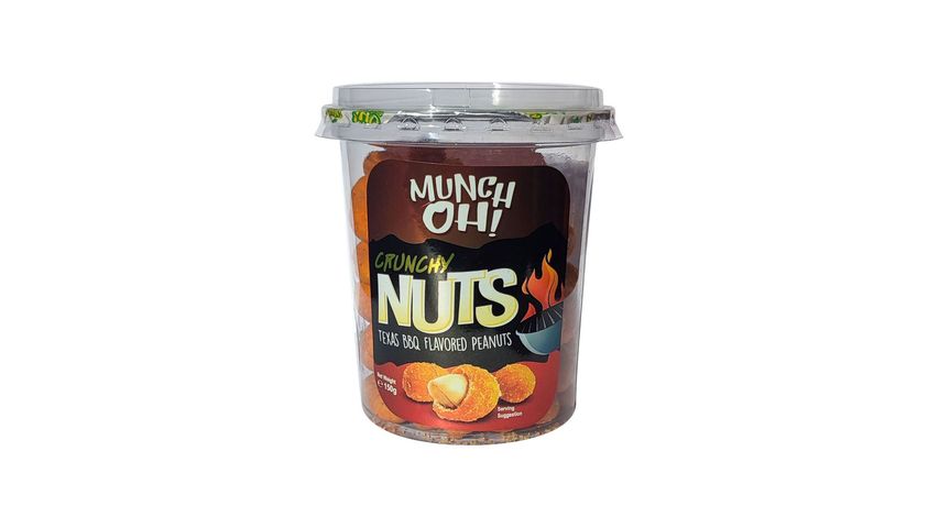 Munch OH! Crunchy Nuts Texas BBQ Flavored Peanuts 150g